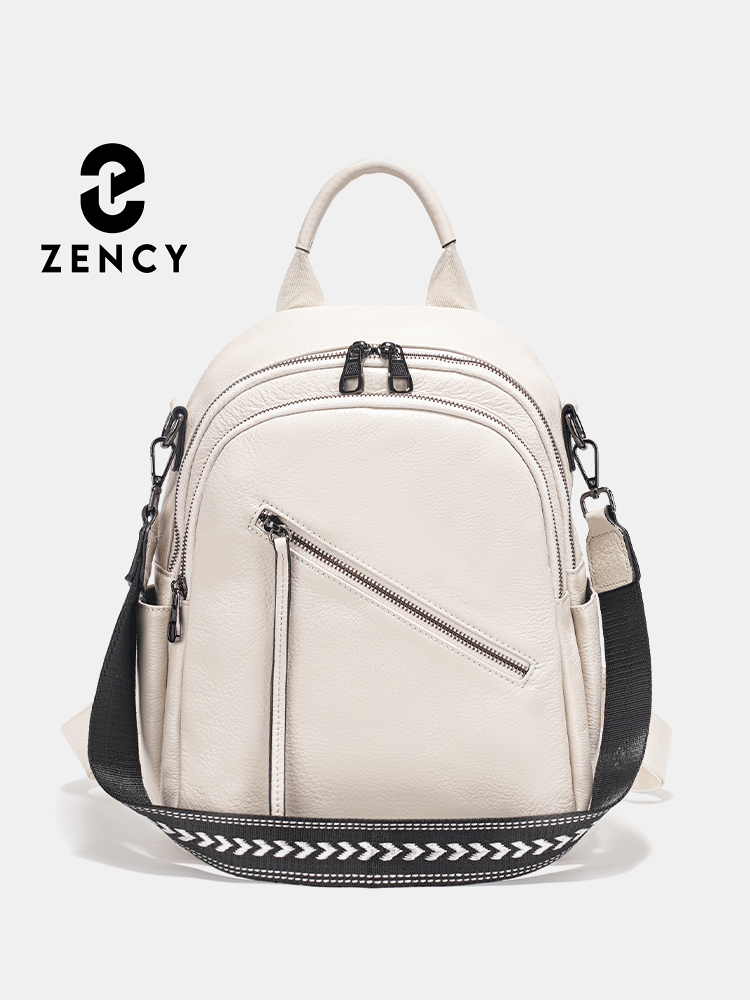 Leather Work Rucksack - Damski plecak Zency ze skóry naturalnej,