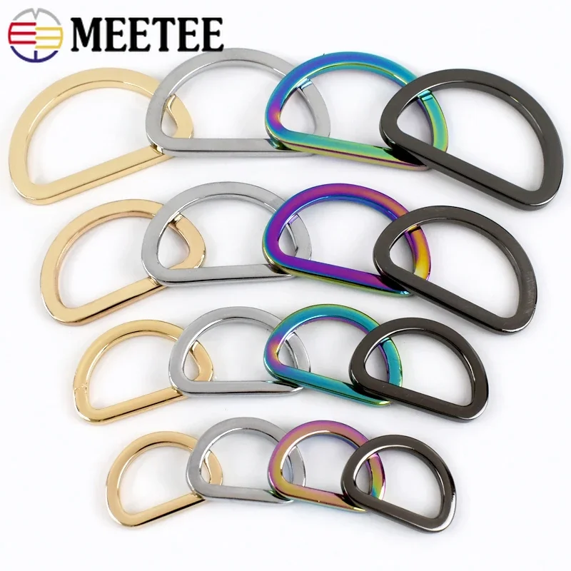 Leatherwork Hardware - 50Pcs 16-38mm D Rings Metalowe klamry