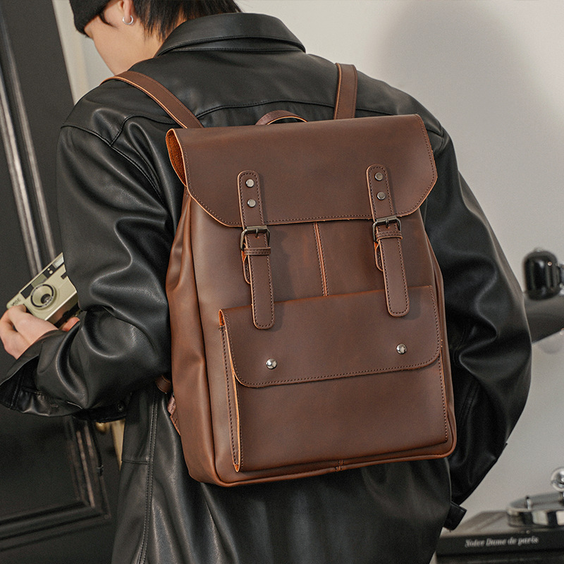 GOYN Vintage Męski Skórzany Pl – Leather Work Rucksack recenzja i cena