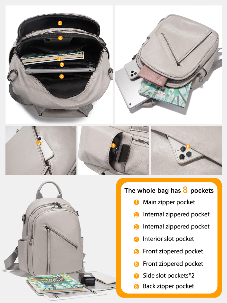 Damski plecak Zency ze skóry n – Leather Work Rucksack recenzja i cena