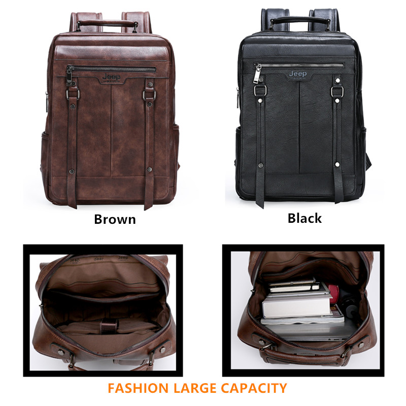 Jeep Buluo Męski skórzany plec – Leather Work Rucksack recenzja i cena