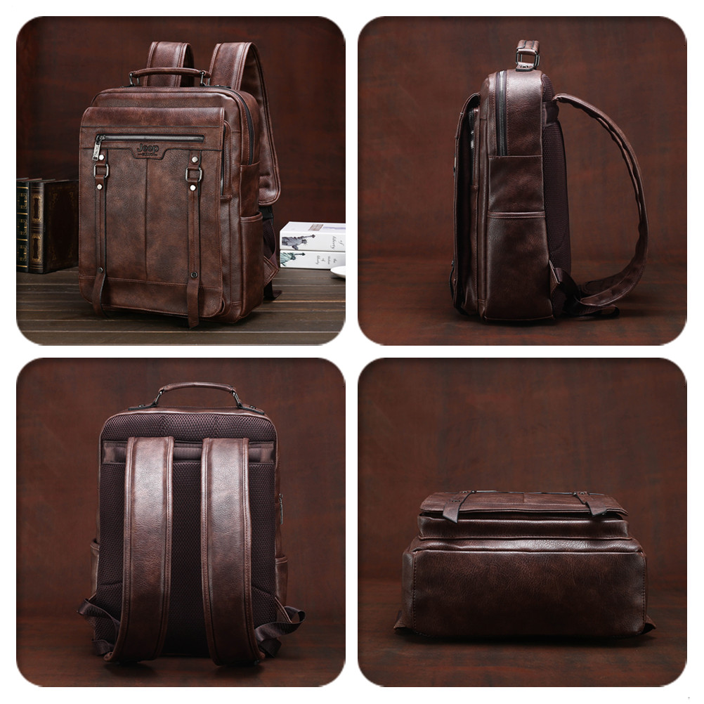 Jeep Buluo Męski skórzany plec – Leather Work Rucksack recenzja i cena