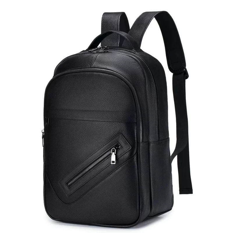 Czarny plecak na laptopa z pra – Leather Work Rucksack recenzja i cena