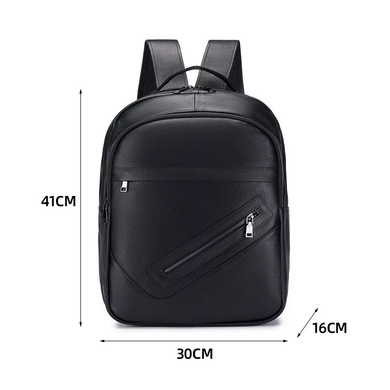Czarny plecak na laptopa z pra – Leather Work Rucksack recenzja i cena