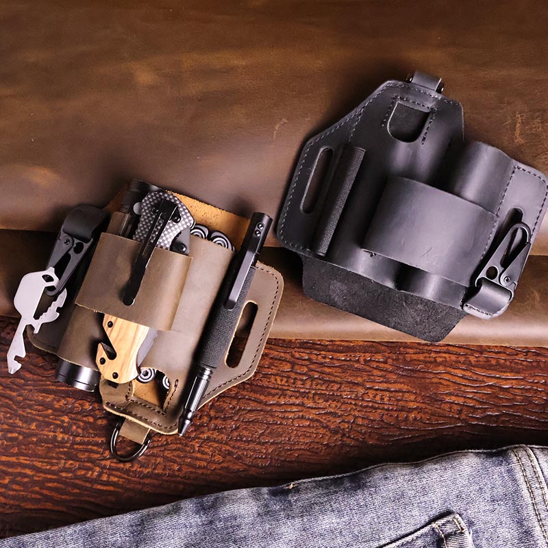 Taktyczna saszetka z prawdziwe – Leatherwork Knife Sheath recenzja i cena