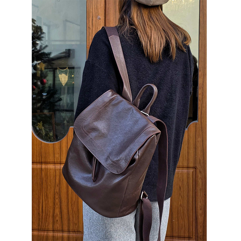 Plecak damski z licowej skóry  – Leather Work Rucksack recenzja i cena