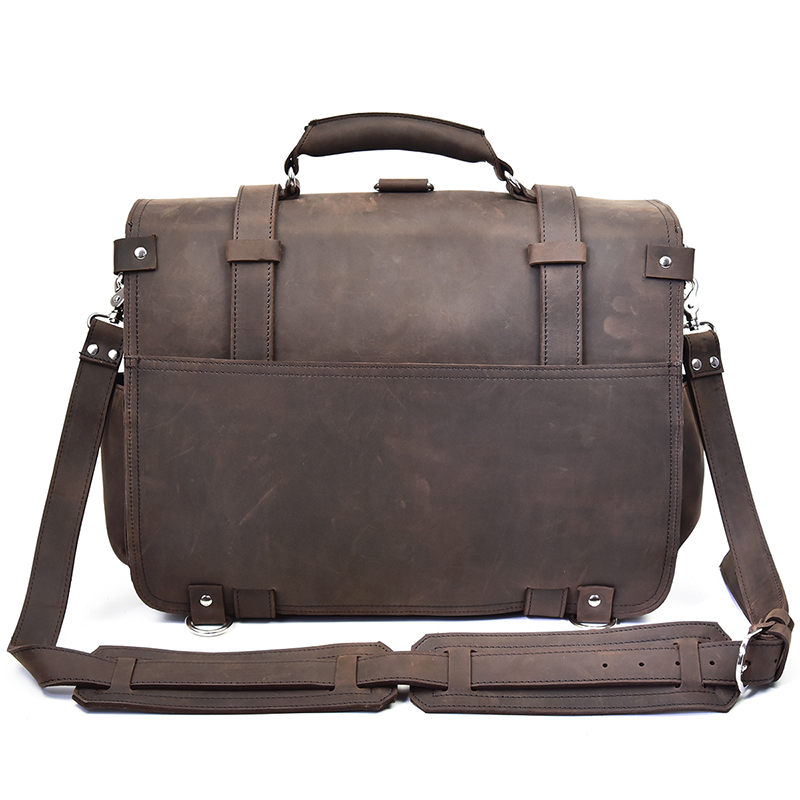 Mężczyźni gruba skóra Crazy Ho – Leather Work Rucksack recenzja i cena