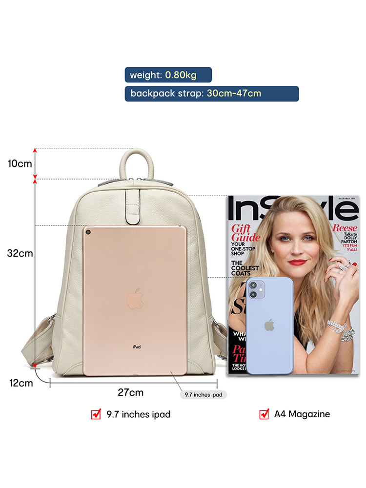 Plecak damski Zency, 100% praw – Leather Work Rucksack recenzja i cena