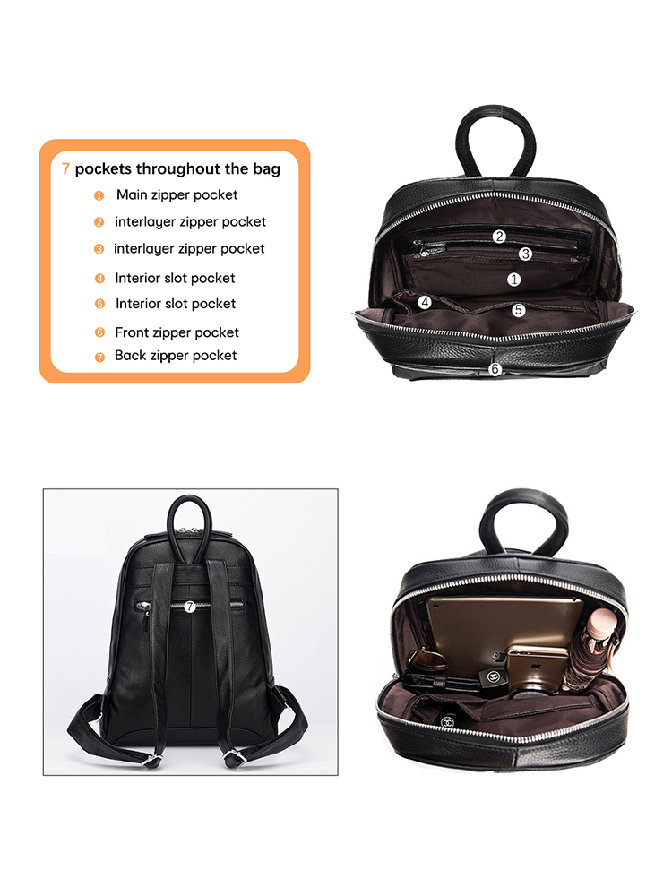 Plecak damski Zency, 100% praw – Leather Work Rucksack recenzja i cena